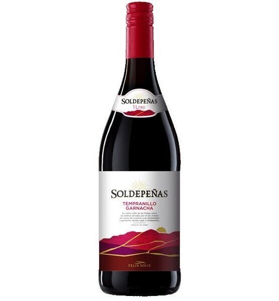 Botella de Tinto Soldepeñas 1LT