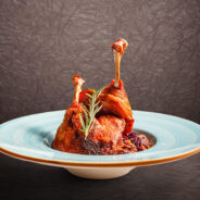 Confit duck legs Confit duck legs and red cabbage with figs