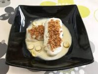 Merluza con ajo blanco