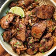 riñones de pollo riñones de pollo