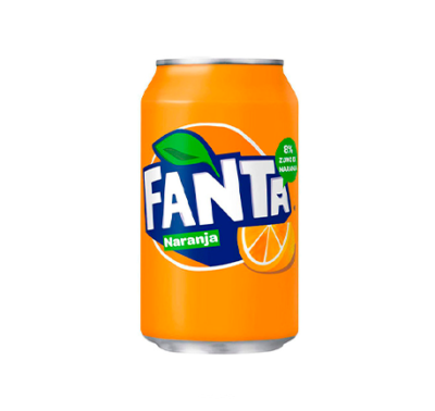 Fanta naranja lata