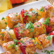 brochetas pollo