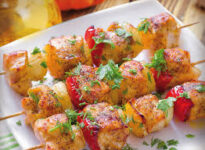 Brochetas pollo