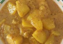 Cazuela de patatas con bacalao