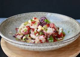 salpicón pulpo y hueva